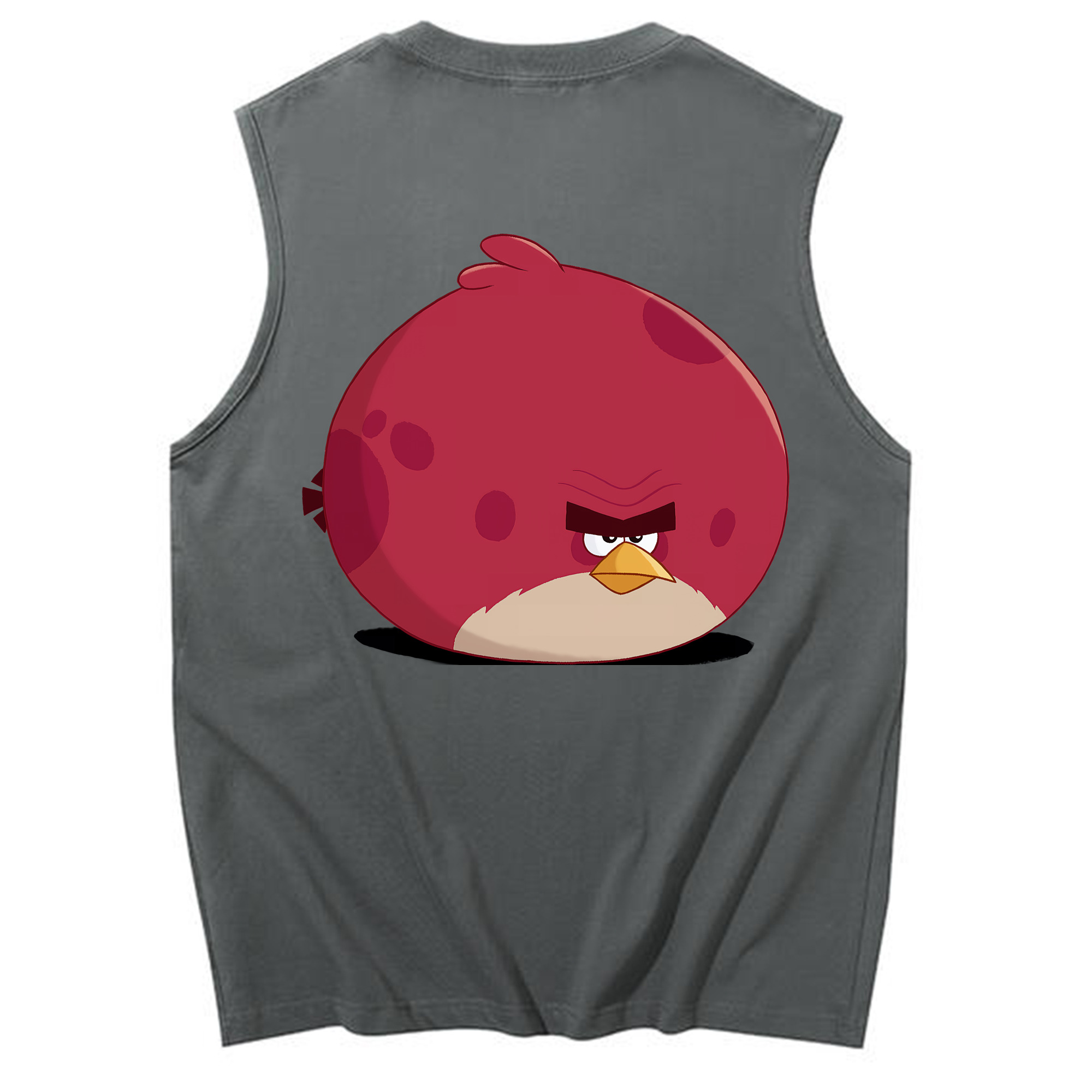 （画像用） Angry Birds アングリーバード コットン100％タンクトップ（背面プリント）